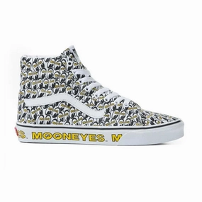   Mooneyes SK8-Hi 'White Yellow' badminton Nice