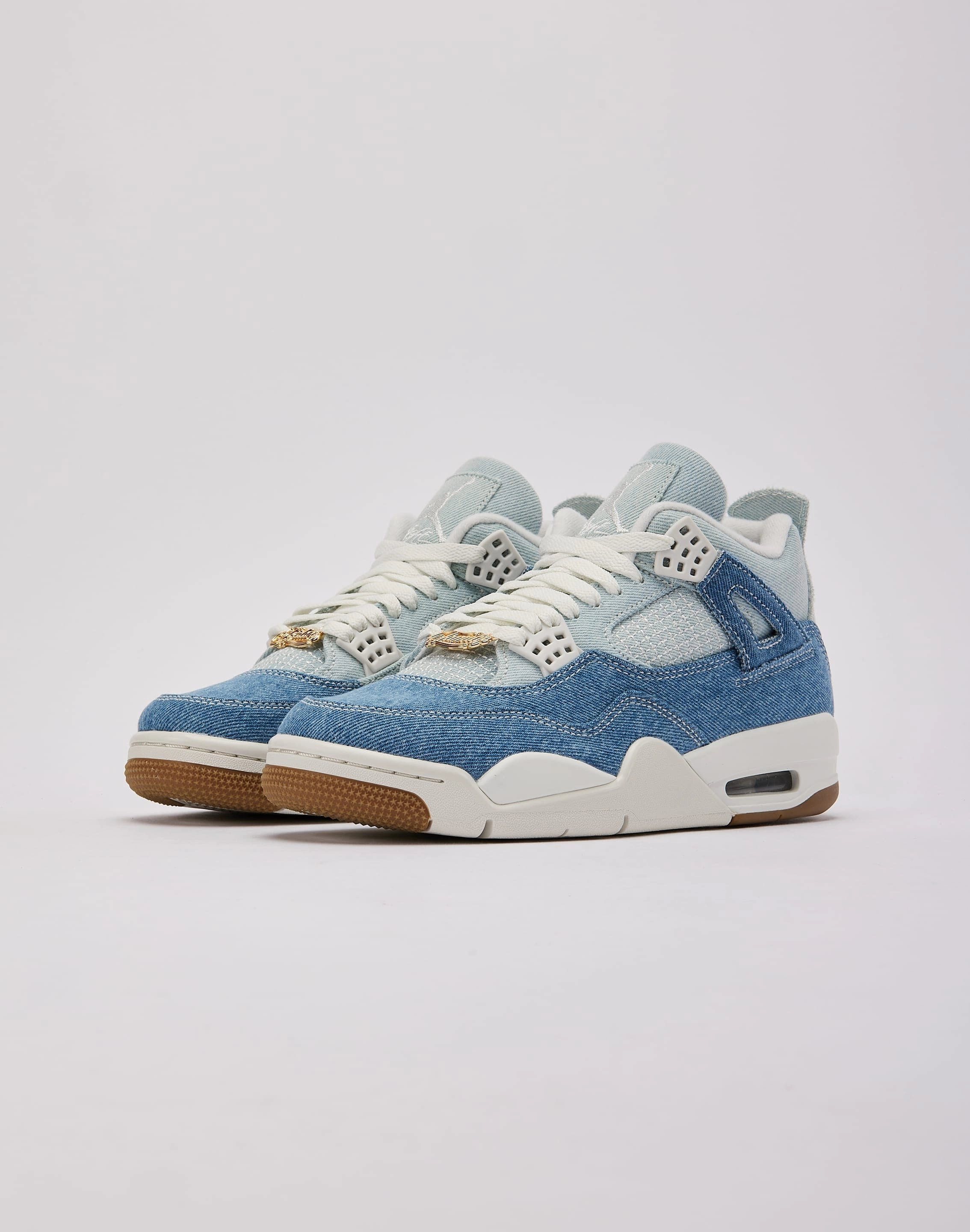 Jordan Air Jordan 4 Retro TEX 'Worn Blue' Impact-absorbing design Versatile Trend
