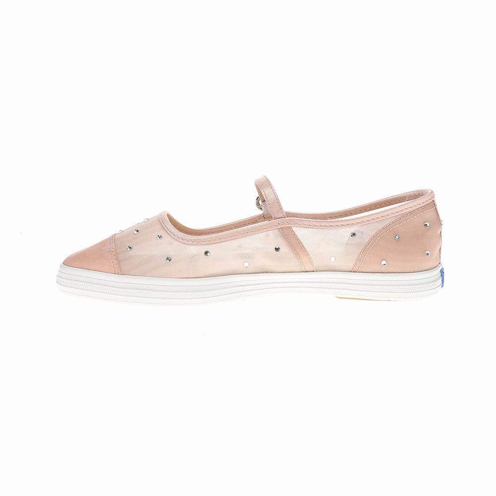 Proper Square Toe Mary Jane Sheer Mesh Jewels Sneakers