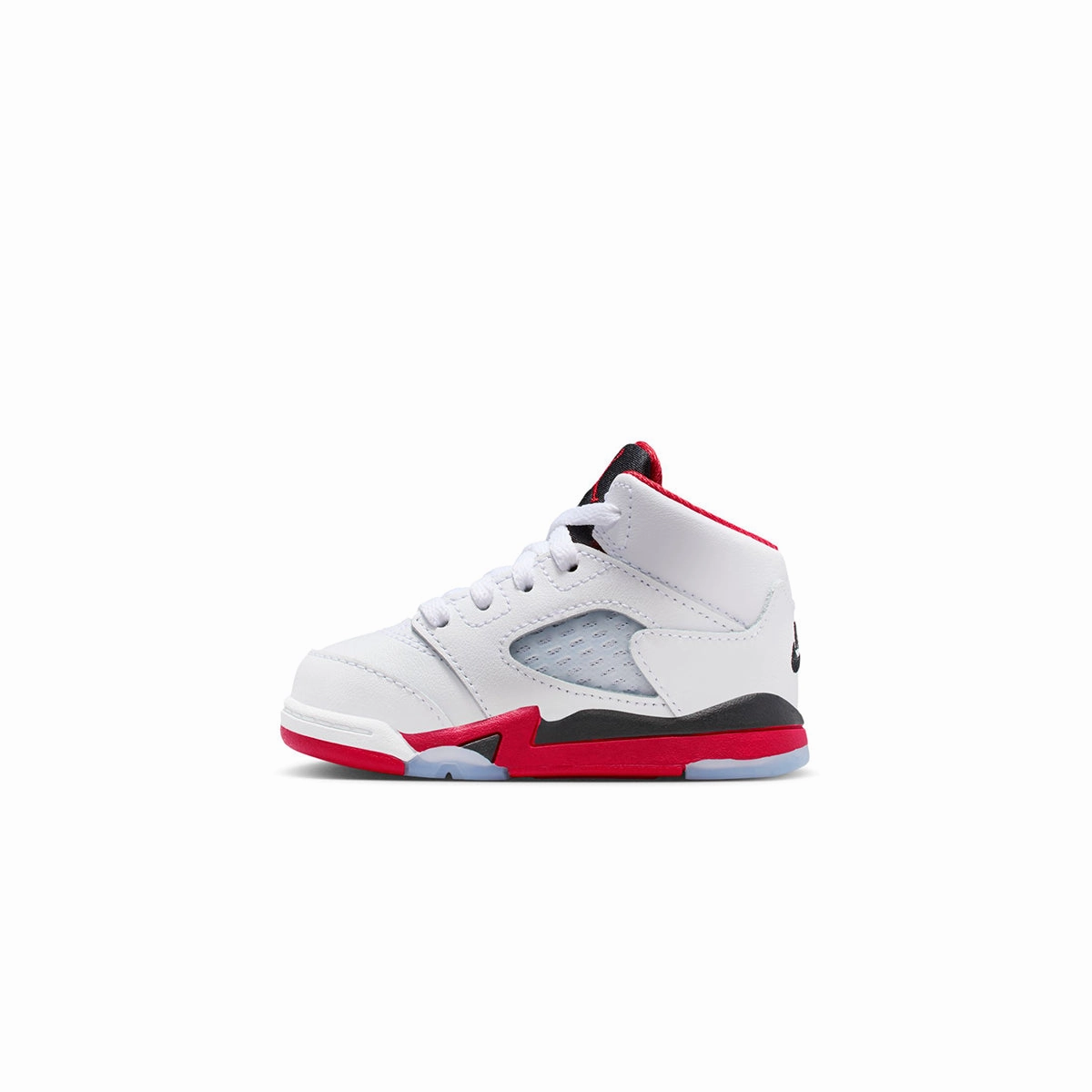 Toddlers Air Jordan 5 Retro OG 'Fire Red Black Tongue' Dynamic silhouette