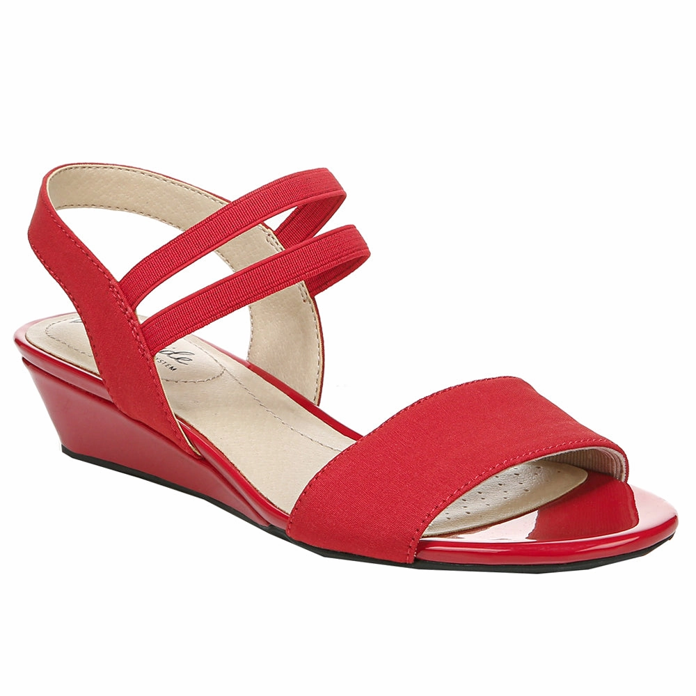 longest Yolo Strap Slingback Wedge Sandals