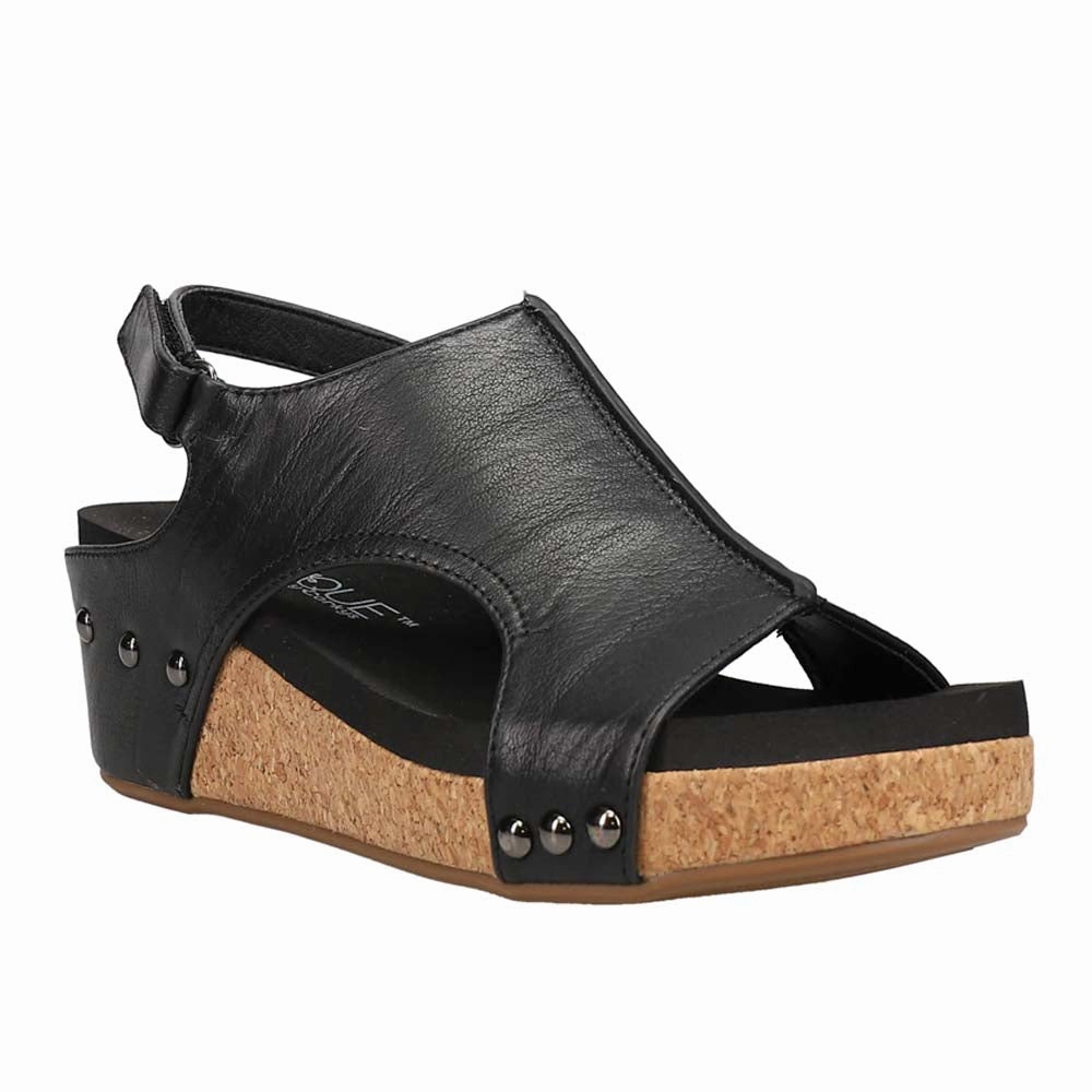 Volta II Studded Slingback Wedge Sandals Dynamic look