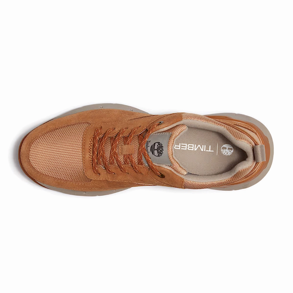 Voyager Park Low Lace Up Sneakers Leather Upper Soft Leather