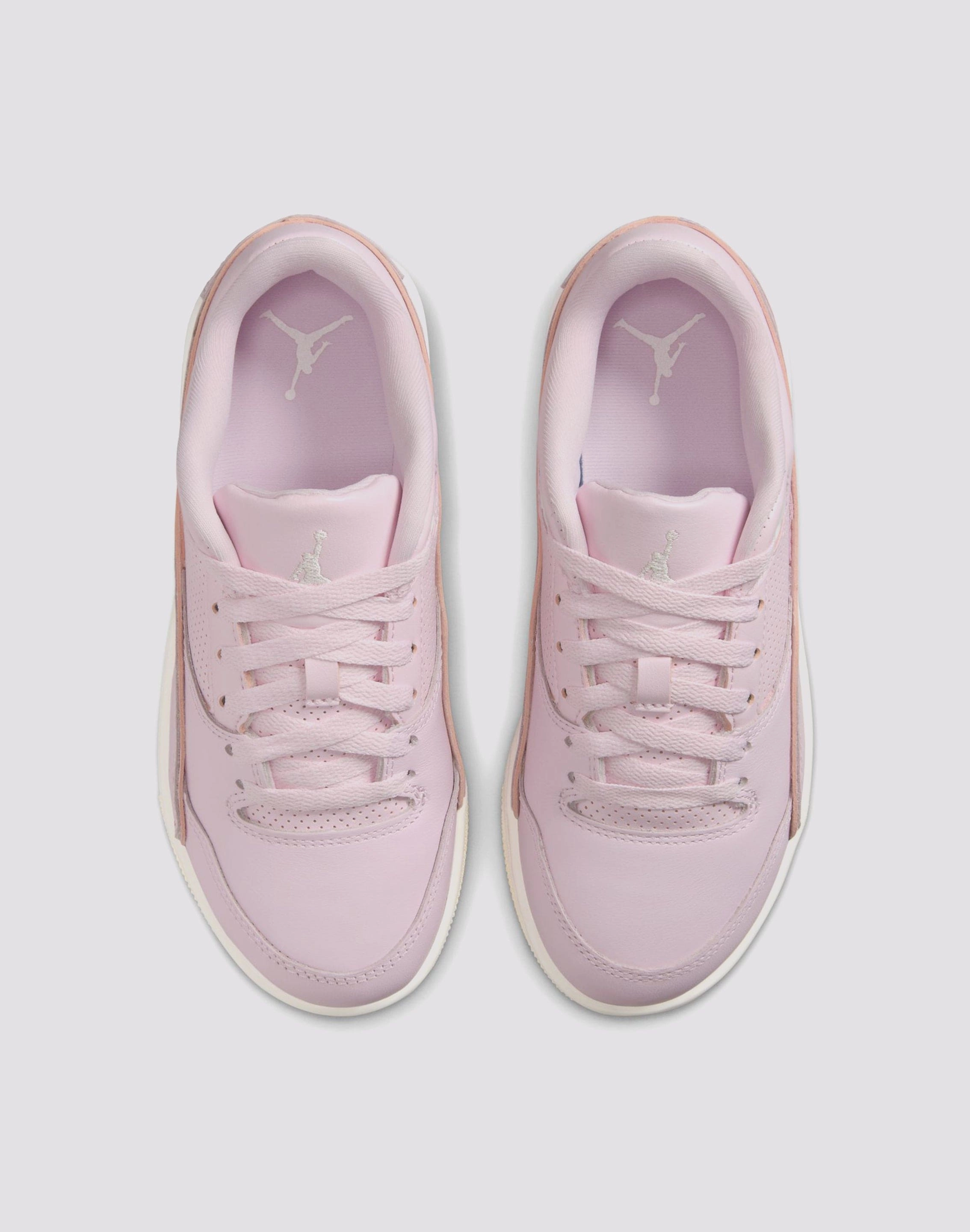 EasyClosureSystem Nike Flight Court Grade School Girls' "Pink Foam/Sail/Muslin"