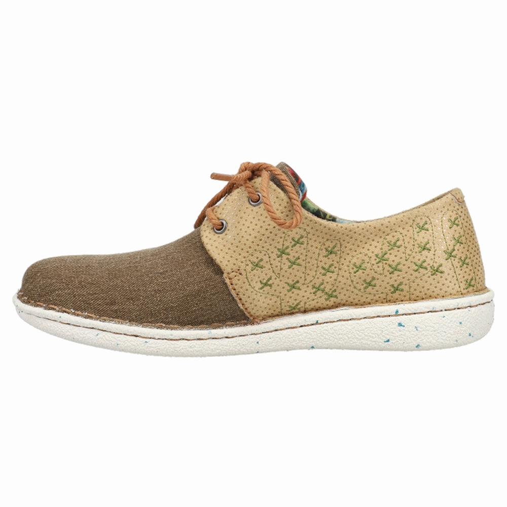 Cac-Tie Oxford Flats Silver Glow