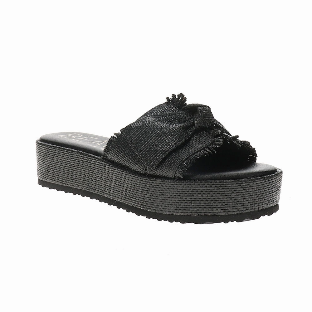 Sunda Platform Slide Sandals Stretchable