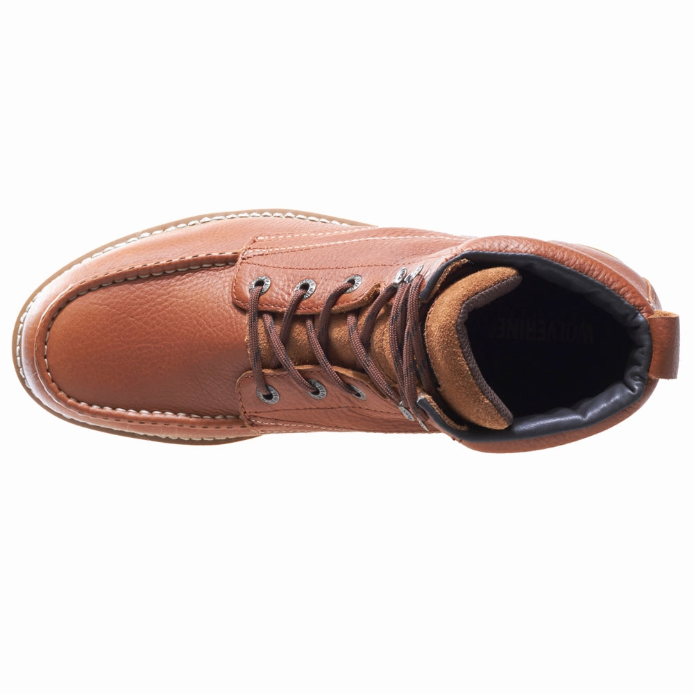 Wedge 6 inch Electrical Hazard Steel Toe Work Boots Heavy duty construction Reliable Cushion