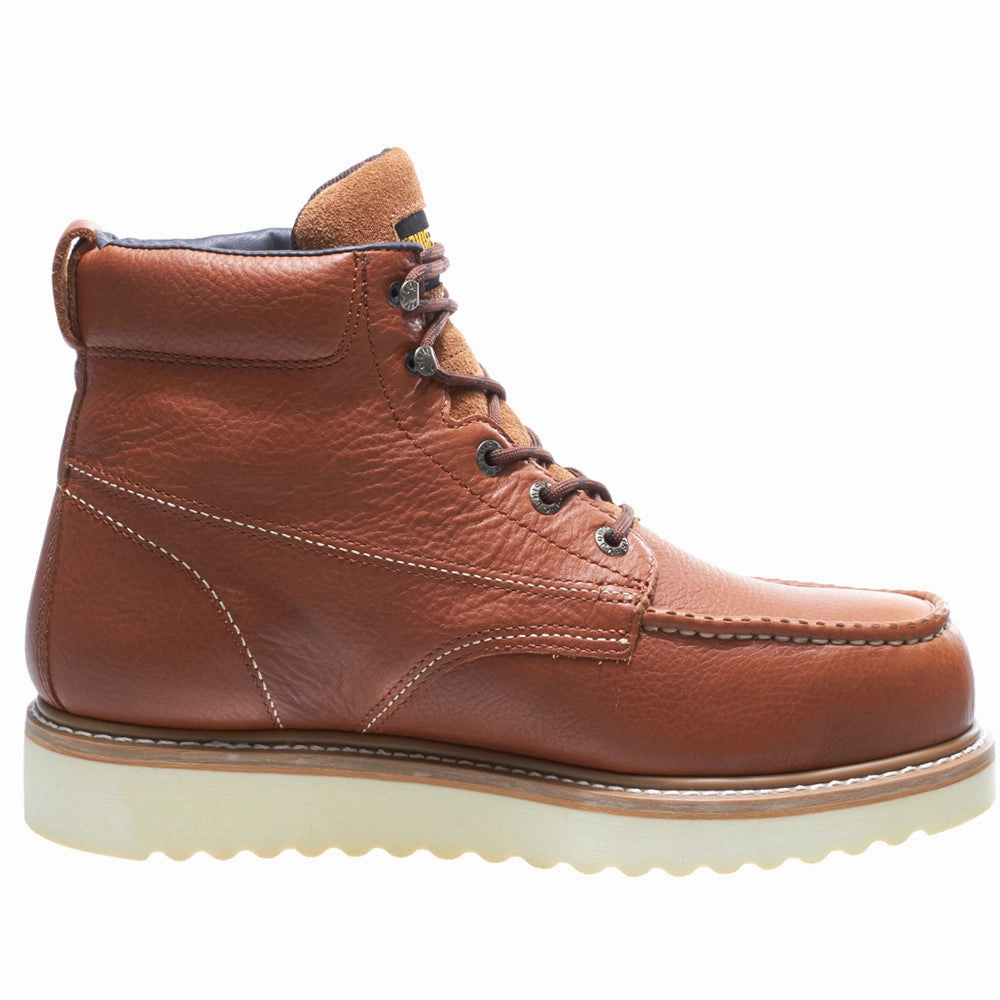 Padded collar Wedge 6 inch Electrical Hazard Steel Toe Work Boots