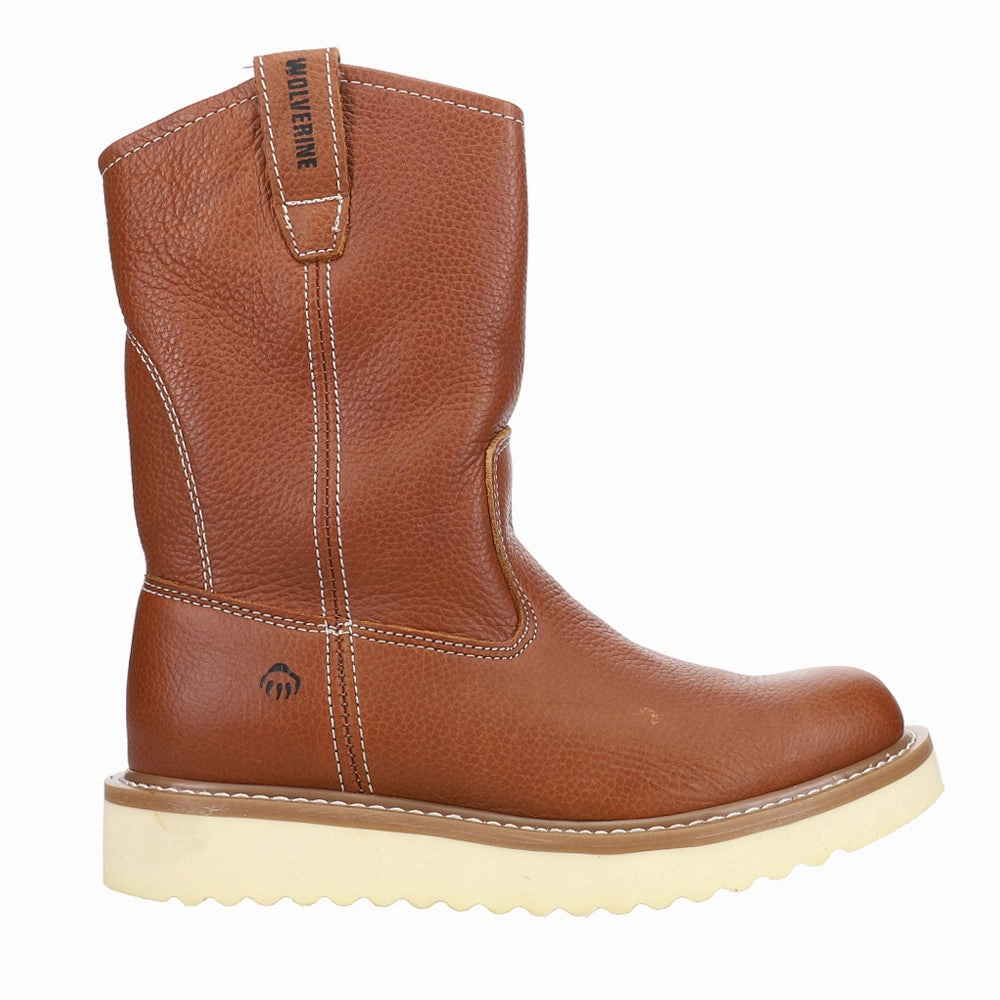 Wellington 10 Inch Slip Resistant Soft Toe Work Boots Comfort Fit