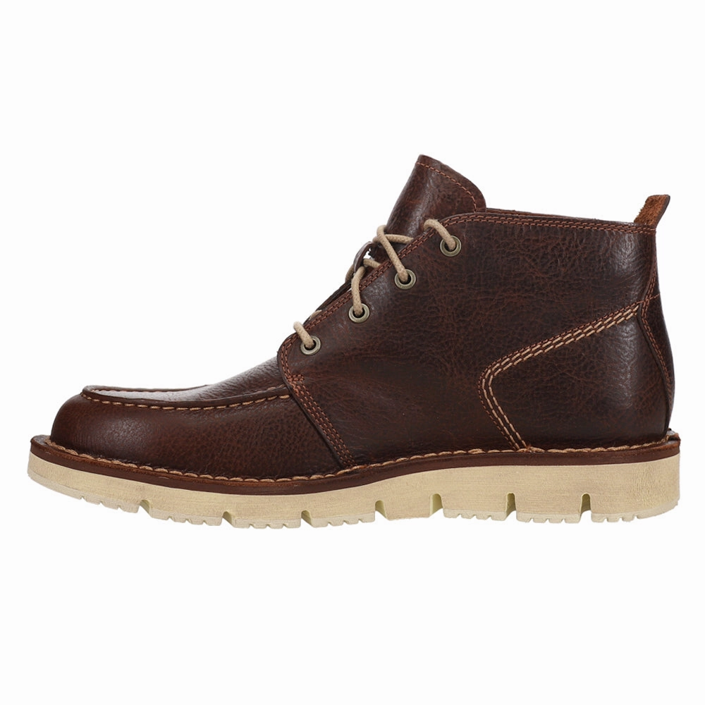 Grip Control Shoes Soft Leather Westmore Mid Lace Up Chukka Boots