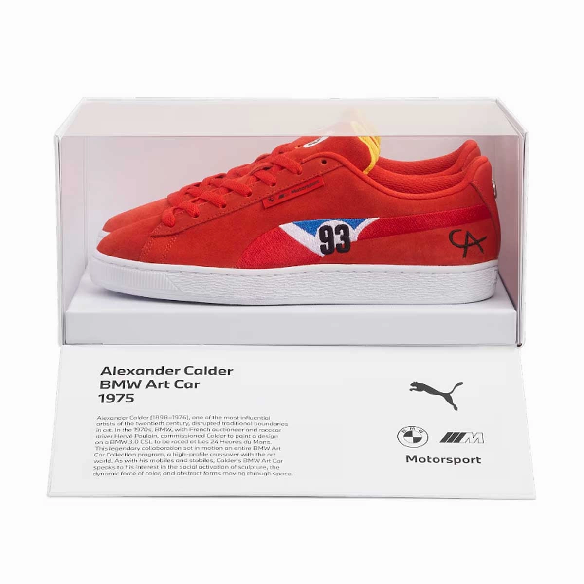 casual dressers   BMW M Motorsport Suede Calder 'Pop Red'