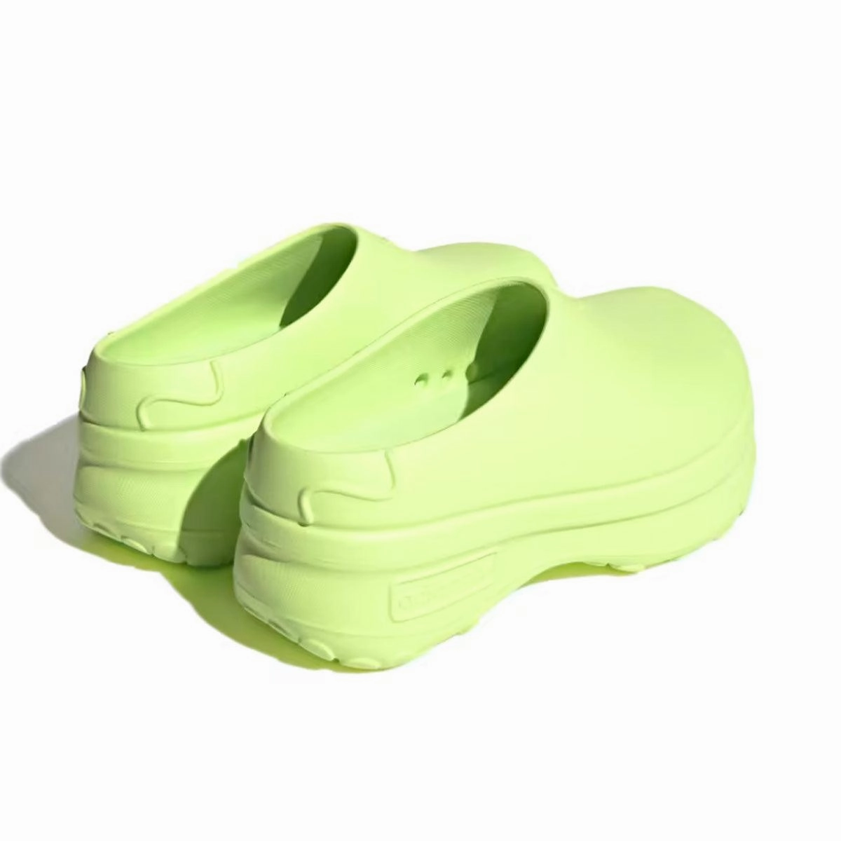 Wmns' Adifom Stan Mule 'Lucid Lemon' All-day Traction