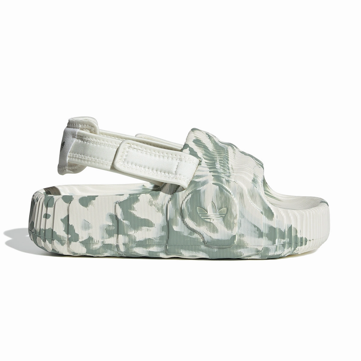 Dynamic Flex Design Wmns Adilette 22 XLG 'Off White Silver Green'