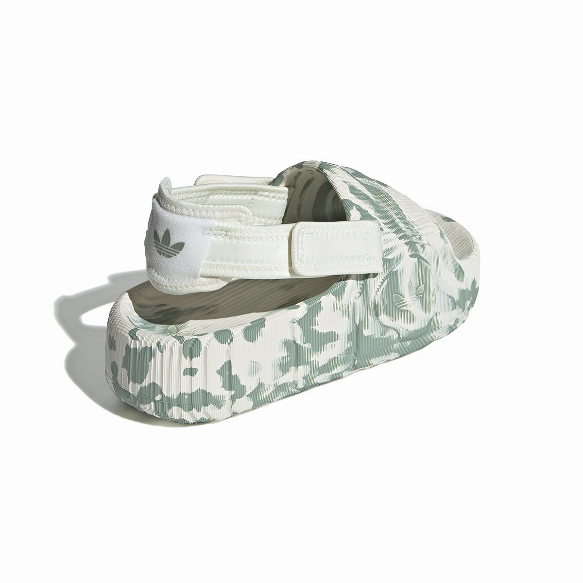 Wmns Adilette 22 XLG 'Off White Silver Green' High-performance ease