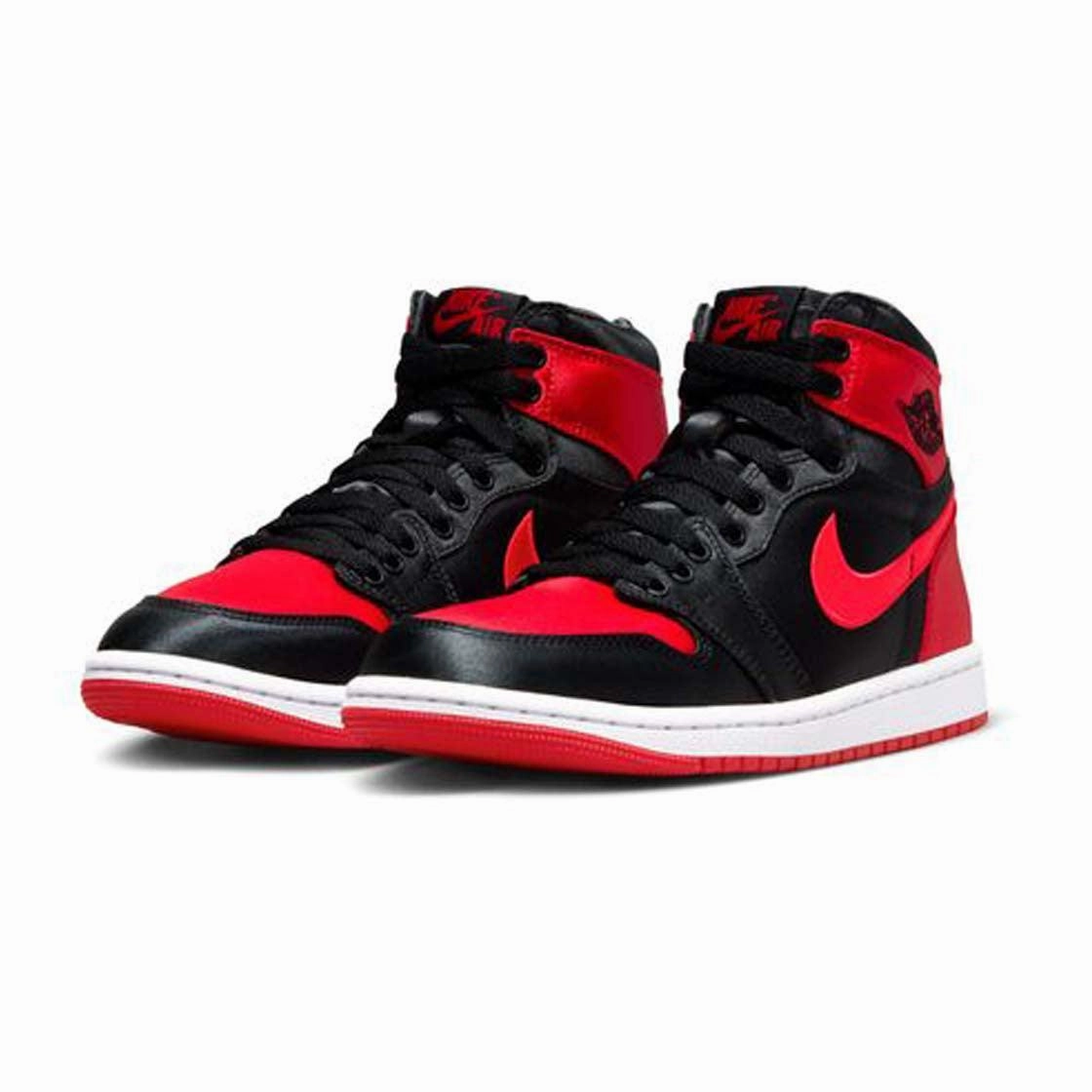 Wmns Air Jordan 1 High OG 'Satin Bred' Comfortable fit ventilation - level