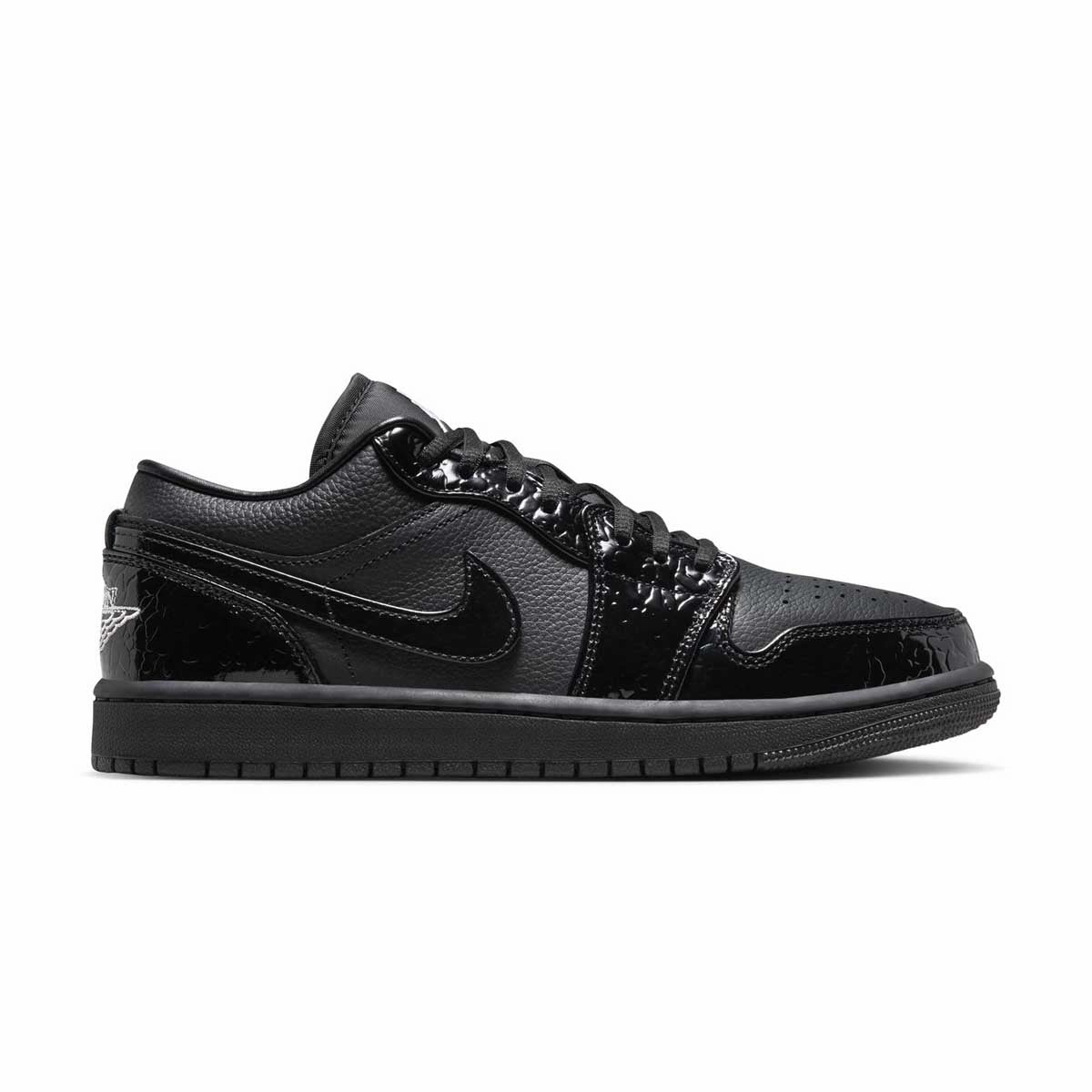 Wmns Air Jordan 1 Low 'Black Croc' Cool Design