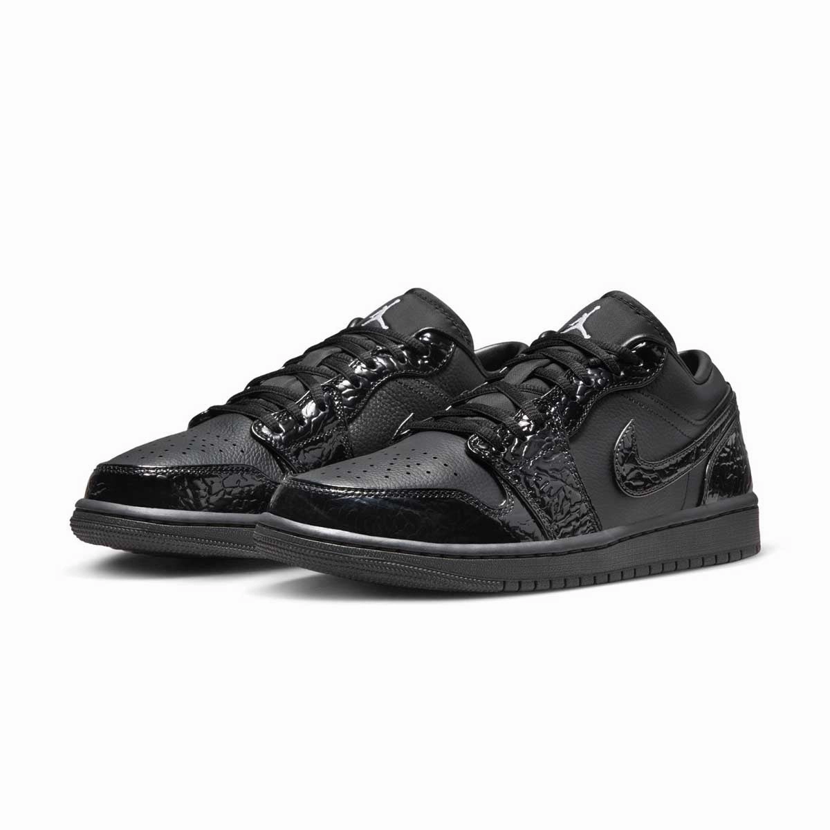 All-Day Ease Wmns Air Jordan 1 Low 'Black Croc'