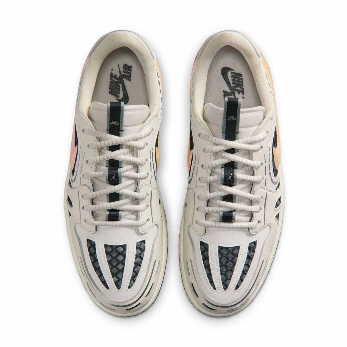 Stylish Design Wide Toe Box Design Wmns Air Jordan 1 Low Method of Make V3 ??Sail Metallic Silver Coconut Milk??