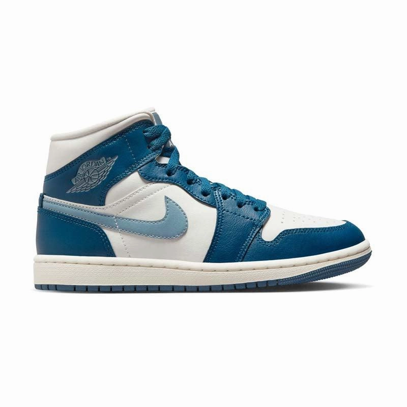Water Resistant Seams dirtiest Wmns Air Jordan 1 Mid 'French Blue'