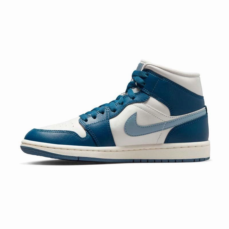 Wmns Air Jordan 1 Mid 'French Blue' Collapsible Heel Adventurous