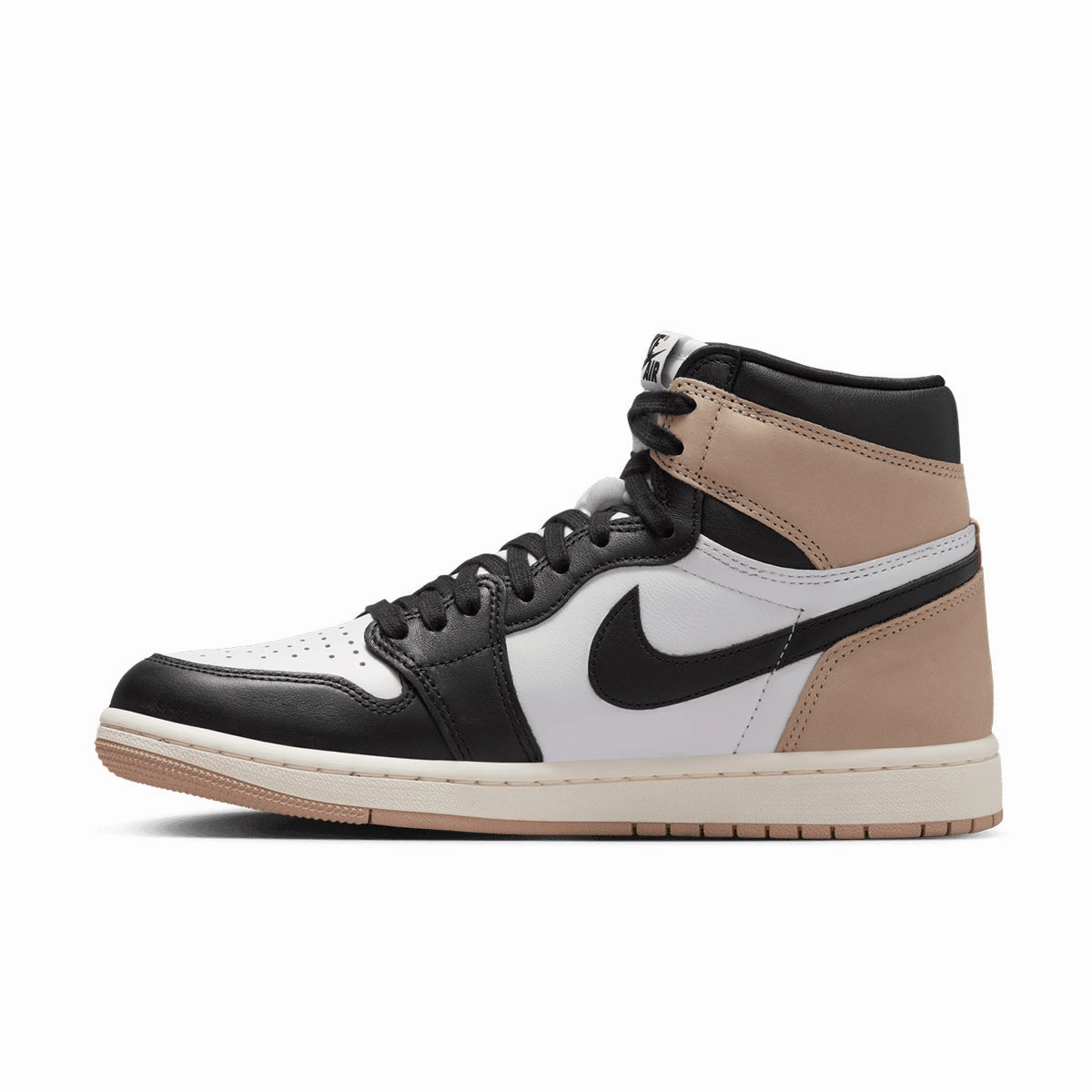 Wmns Air Jordan 1 Retro High 'Latte' Tear Resistant Fabric Adjustable Closure System