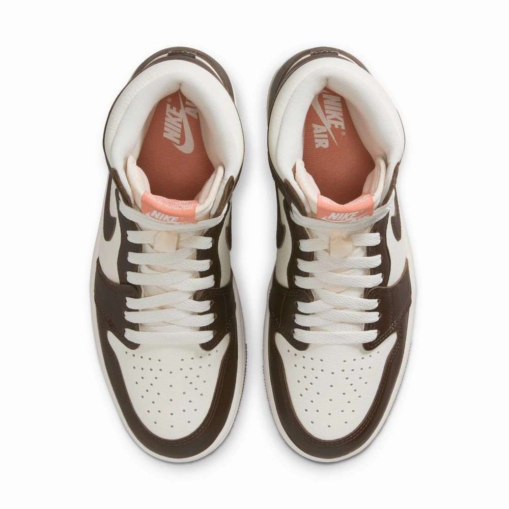 Wmns Air Jordan 1 Retro High OG 'Baroque Brown and Sail' Vegan Leather Option