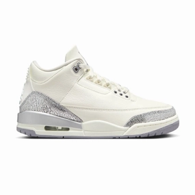 representative martial artists - specific features Wmns Air Jordan 3 Retro 'Sail Cement Grey'