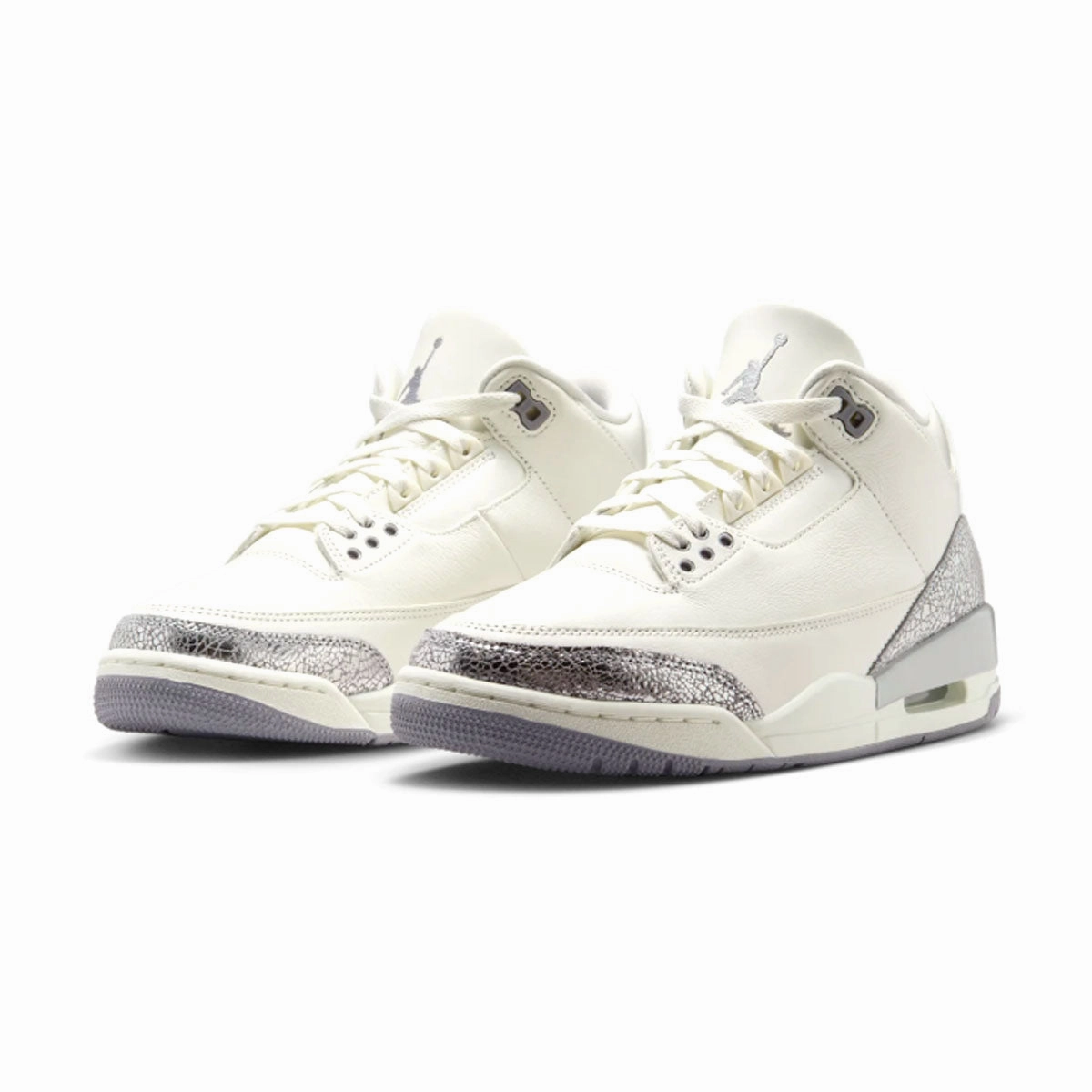 Wmns Air Jordan 3 Retro 'Sail Cement Grey' snowy Casual Support