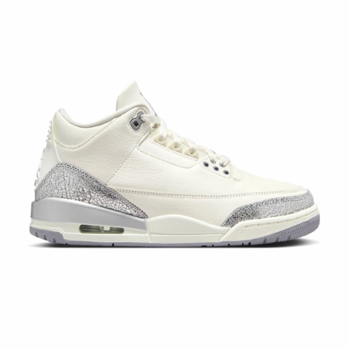 representative martial artists - specific features Wmns Air Jordan 3 Retro 'Sail Cement Grey'