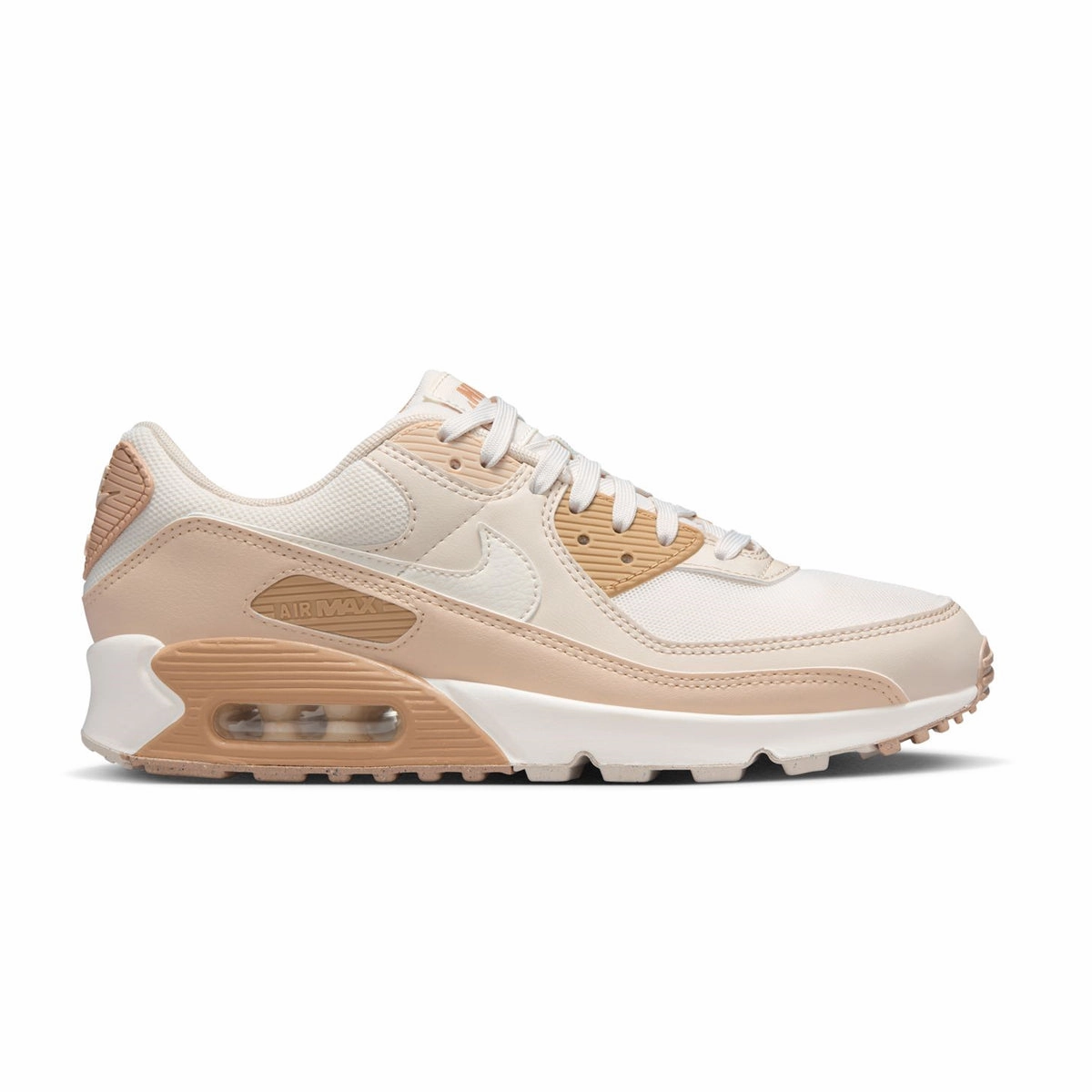 Wmns Air Max 90 'Tan Coconut Milk' Moisture Management Lining Refined chic