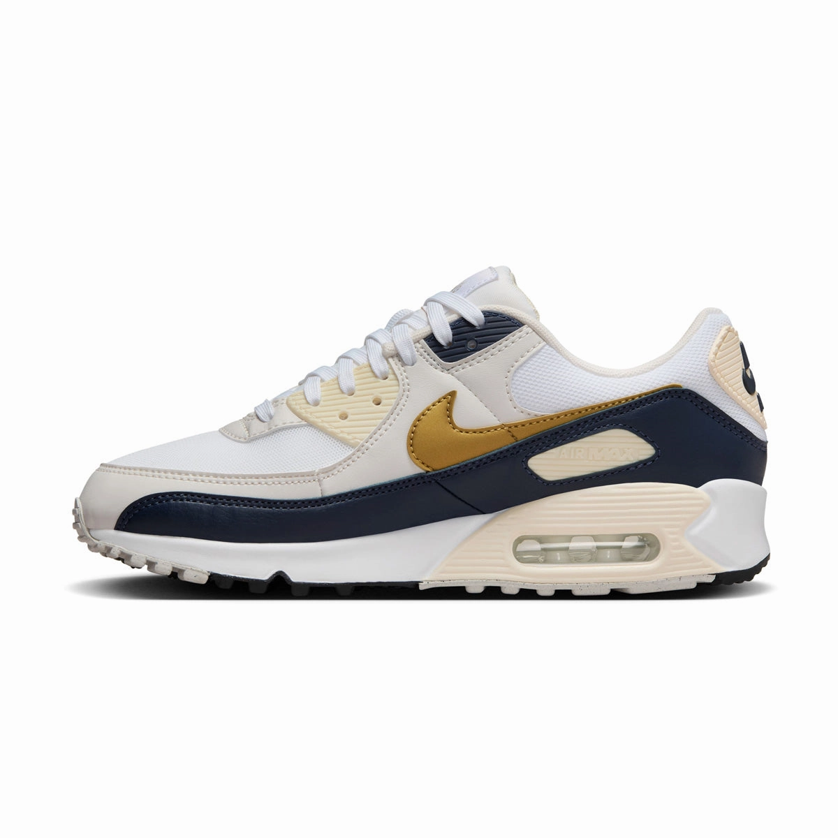 beginner-friendly Fitted Traction Wmns Air Max 90 NN 'Metallic Gold'