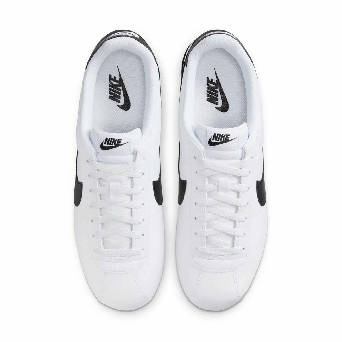 Wmns Cortez Leather 'White Black' Urban cushioning