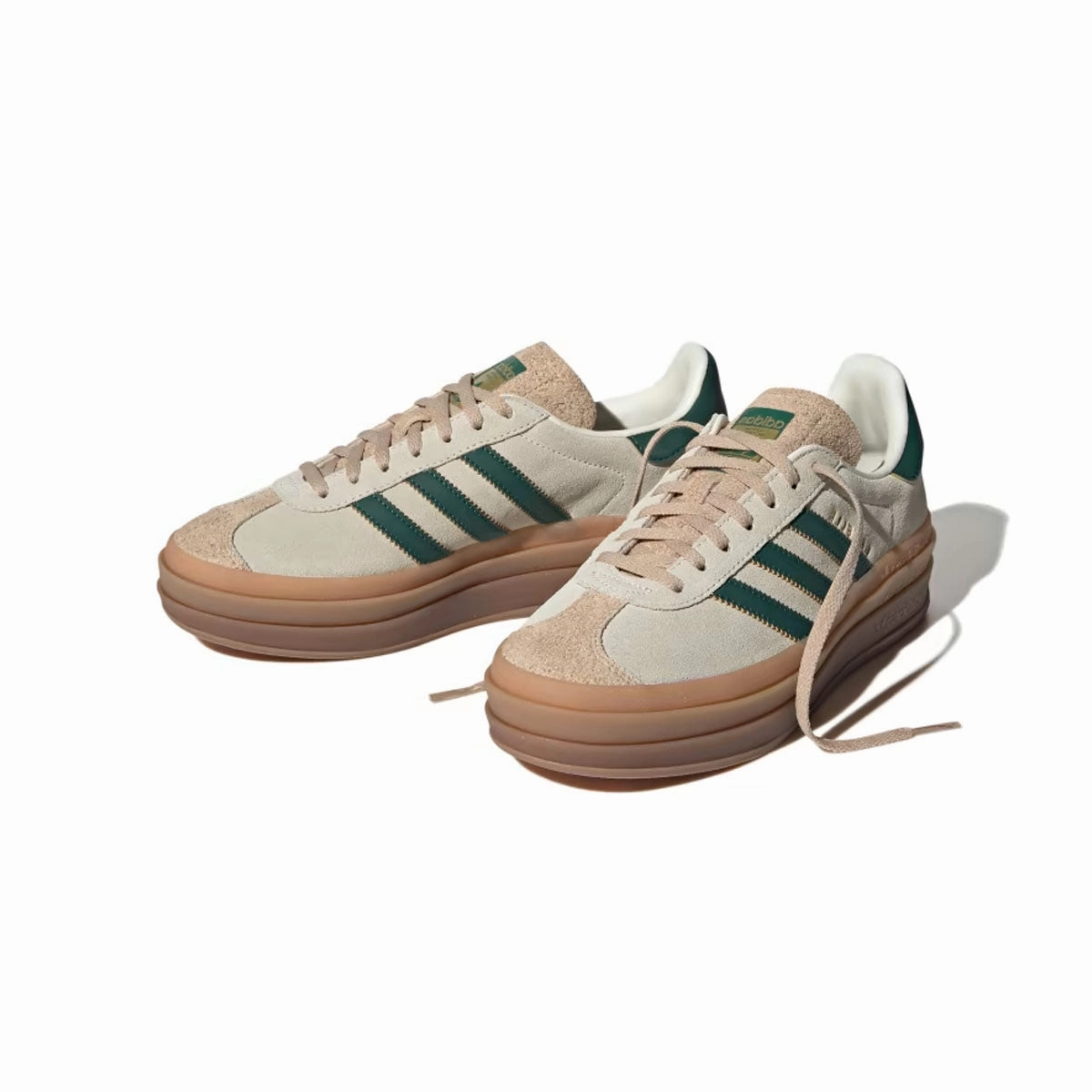 funky Wmns Gazelle Bold 'Cream White Collegiate Green'
