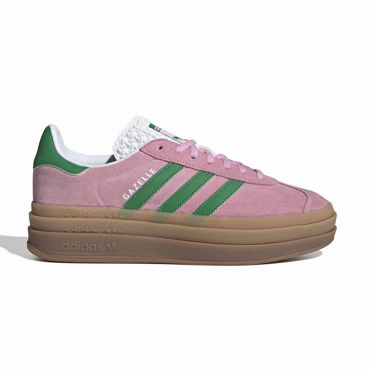 waterproof construction most cushioned Wmns Gazelle Bold Shoes 'True Pink'