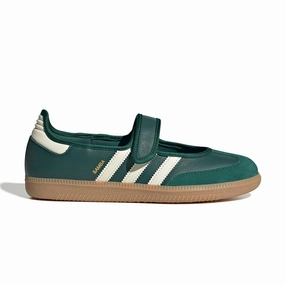 traveler - style Personalized Wmns Samba Mary Jane 'Collegiate Green Gum'