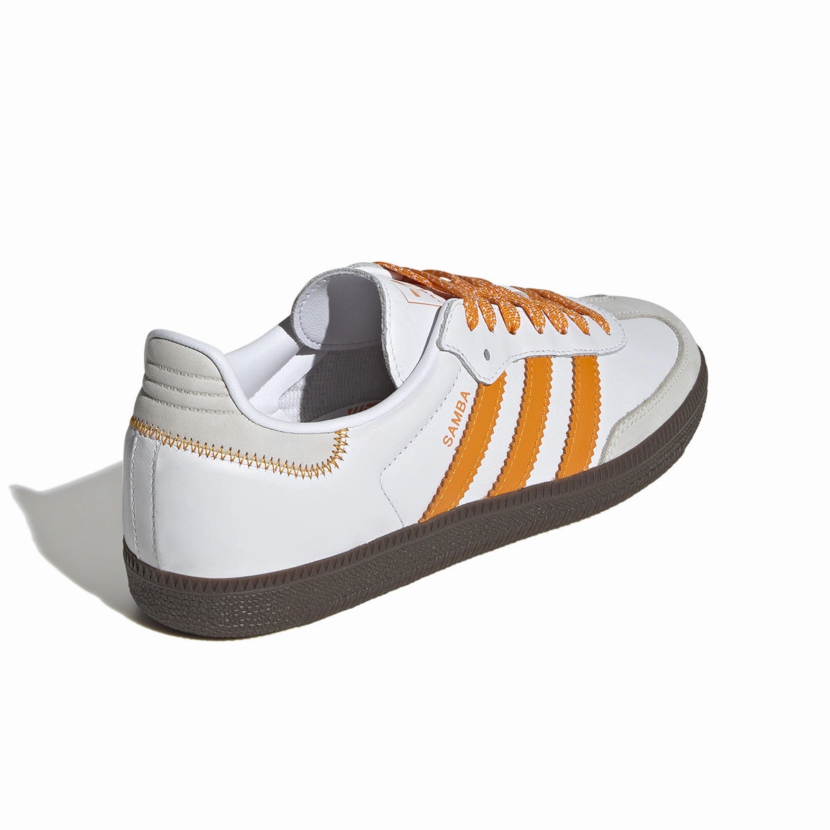 Wmns Samba OG 'White Equipment Orange' Durable Sole most school