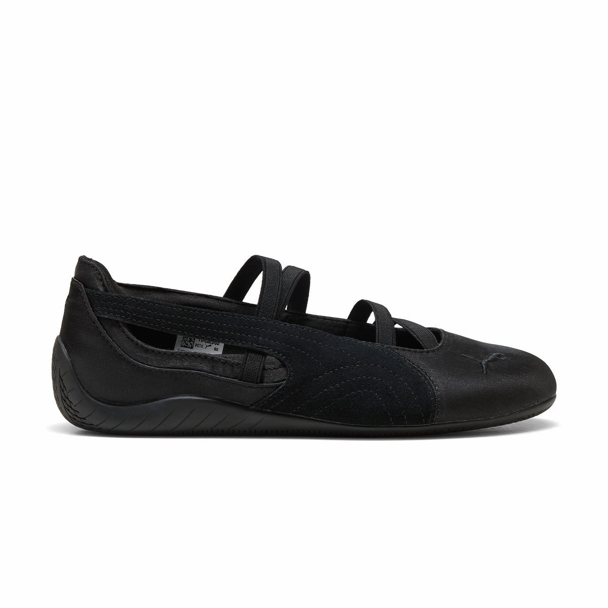 Anti Static Material Asymmetric Lacing Wmns Speedcat Ballet 'Satin PUMA Black'