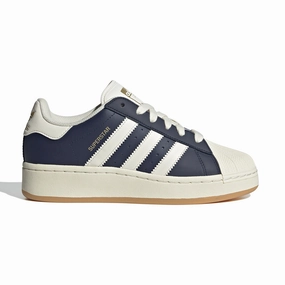 Wmns Superstar XLG 'Night Indigo Cream White' Seamless Upper Design