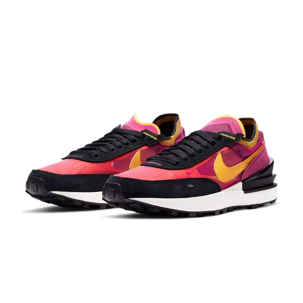 Shock absorption tech casual - style Wmns Waffle One 'Active Fuchsia'