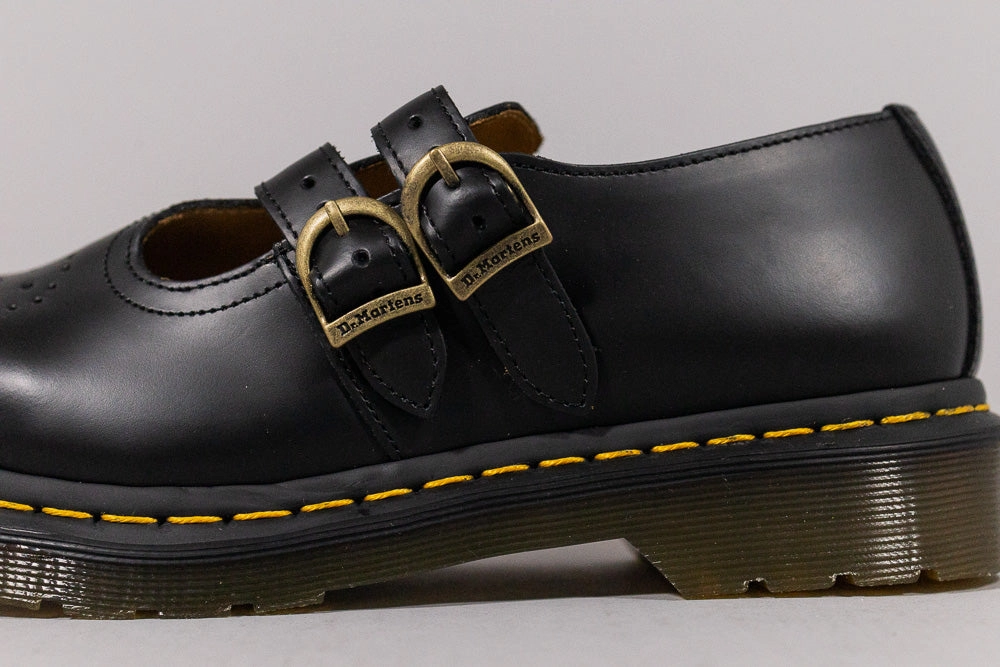 Women's Dr. Martens 8065 Smooth Leather Mary Jane - 12916001 Sturdy Frame Noise Reducing Heel