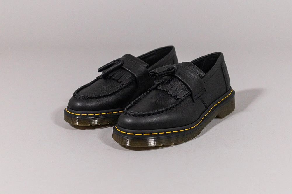 Secure Hold Padded Women's Dr. Martens Adrian Virginia Leather Tassel Loafers - 22760001