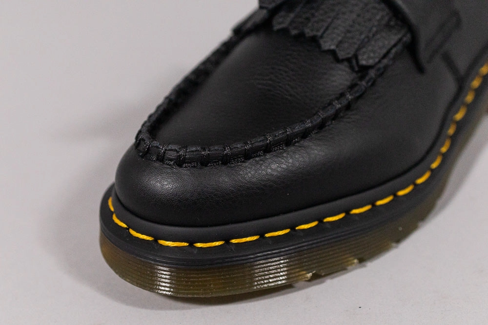 Women's Dr. Martens Adrian Virginia Leather Tassel Loafers - 22760001 Noise Reducing Sole Multi-Purpose Comfort