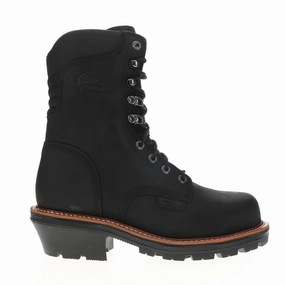 Thunderstruck 9 Inch Waterproof Nano Composite Toe Logger Work Boots Energy return Cold resistant