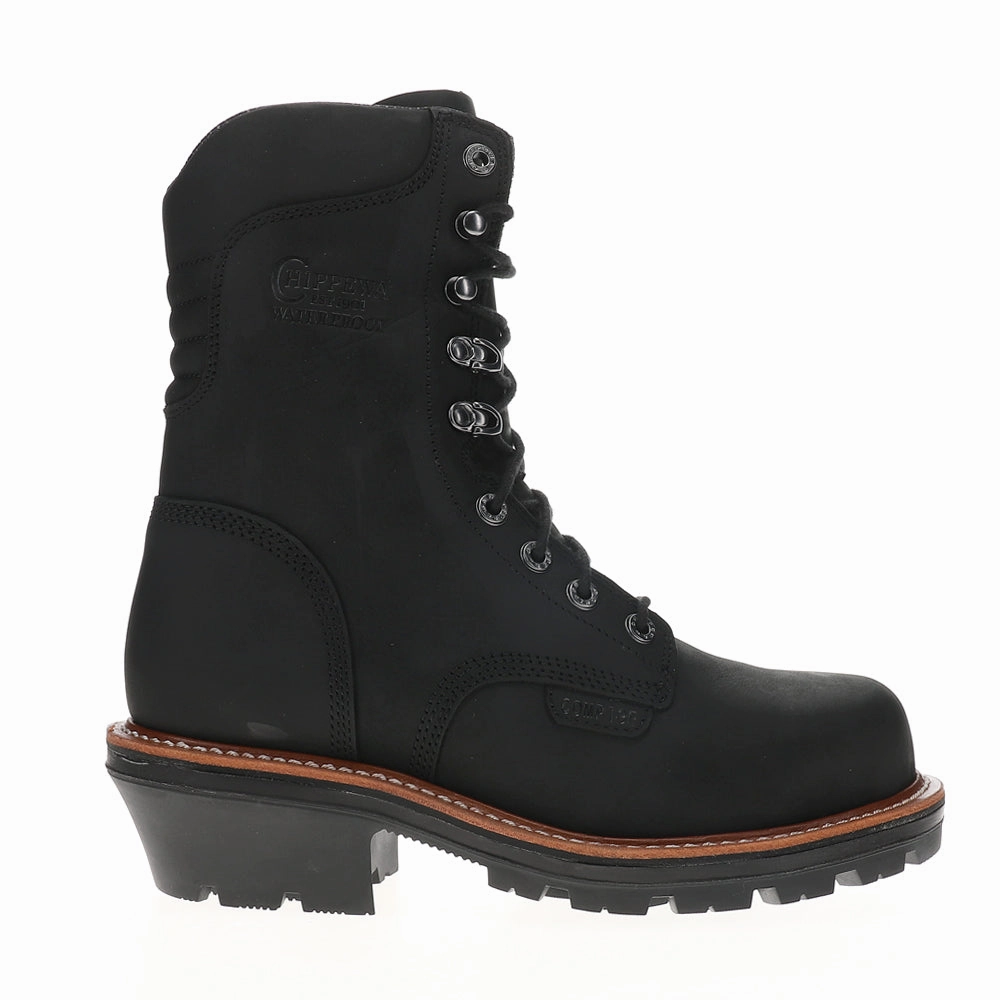 Thunderstruck 9 Inch Waterproof Nano Composite Toe Logger Work Boots Energy return Cold resistant