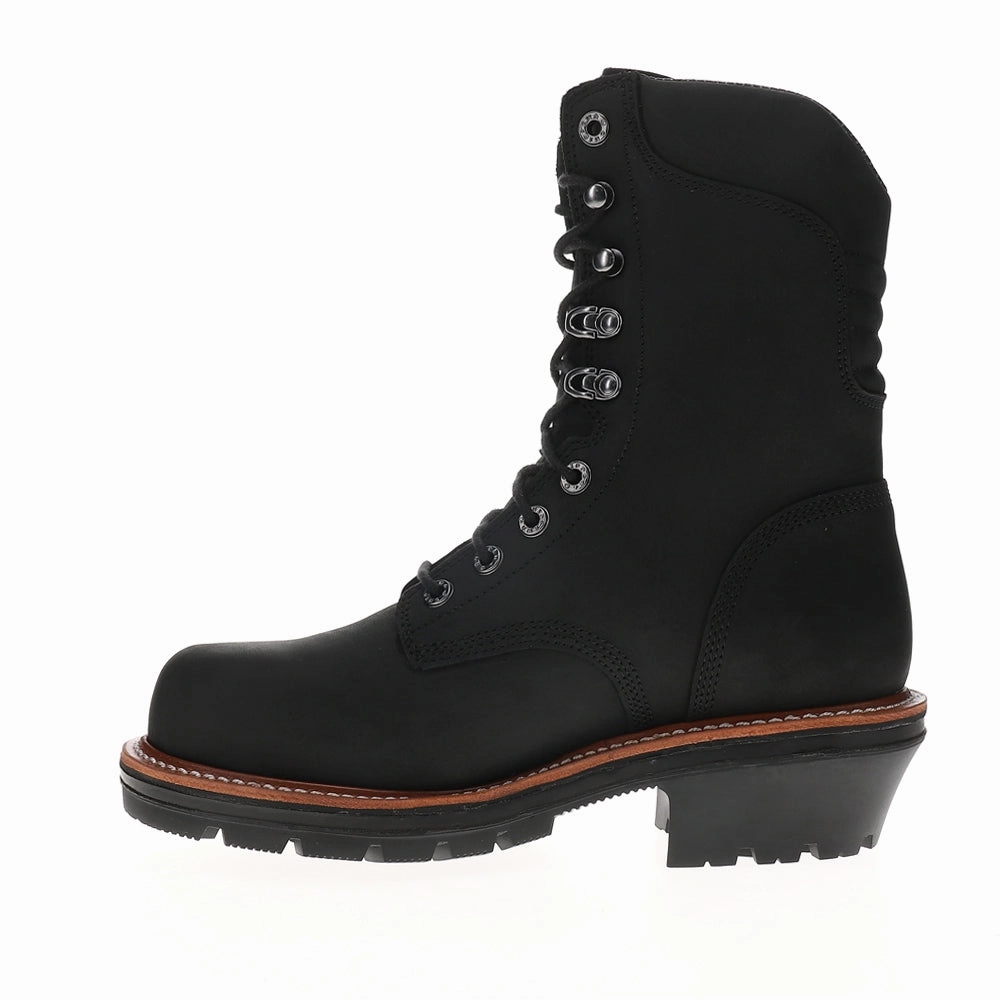 Flexible Comfort Thunderstruck 9 Inch Waterproof Nano Composite Toe Logger Work Boots