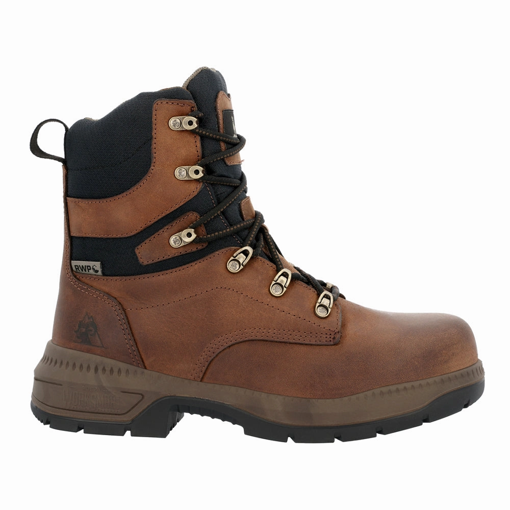 High-performance Sole Padded Comfort Worksmart 8 Inch Waterproof Composite Toe Work Boots