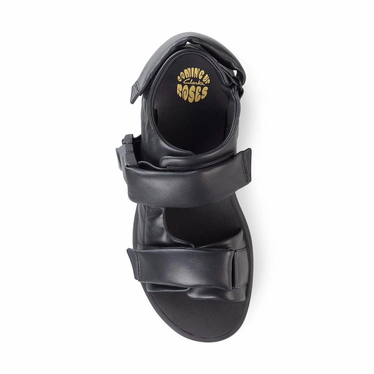 adults - style Contoured Shape   Martine Rose Sandal 'Black Leather'