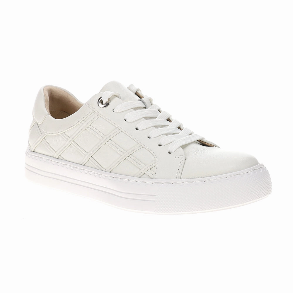 Yashi Quilted Lace Up Sneakers decorative - strap indispensable