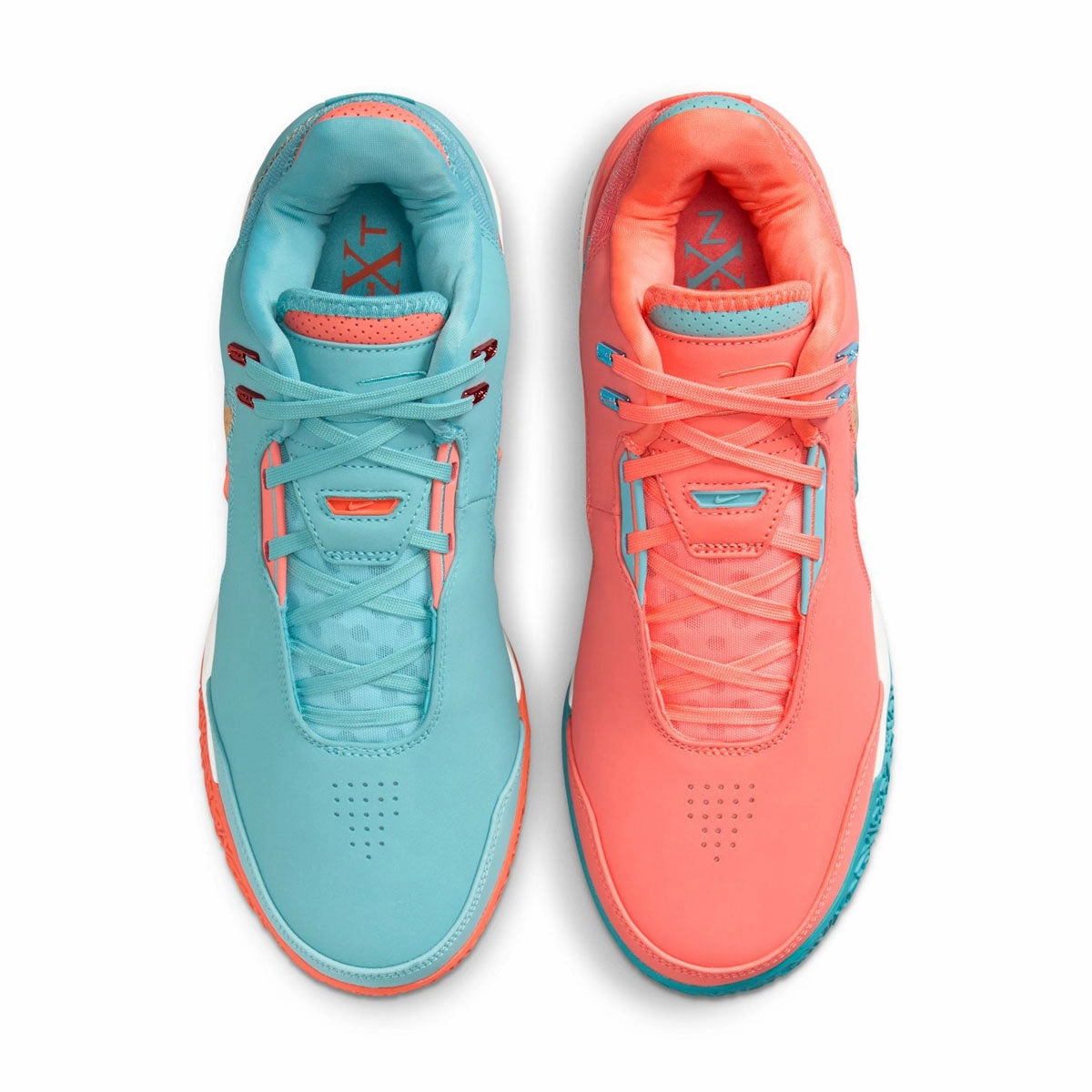 Zoom Lebron Next Gen AMPD EP 'Mineral Blue Light Wild Mango' Layered cushioning Stretchy